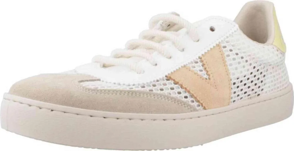Baskets Basses Victoria Beige pour Femme - Chaussures de Ville Chic