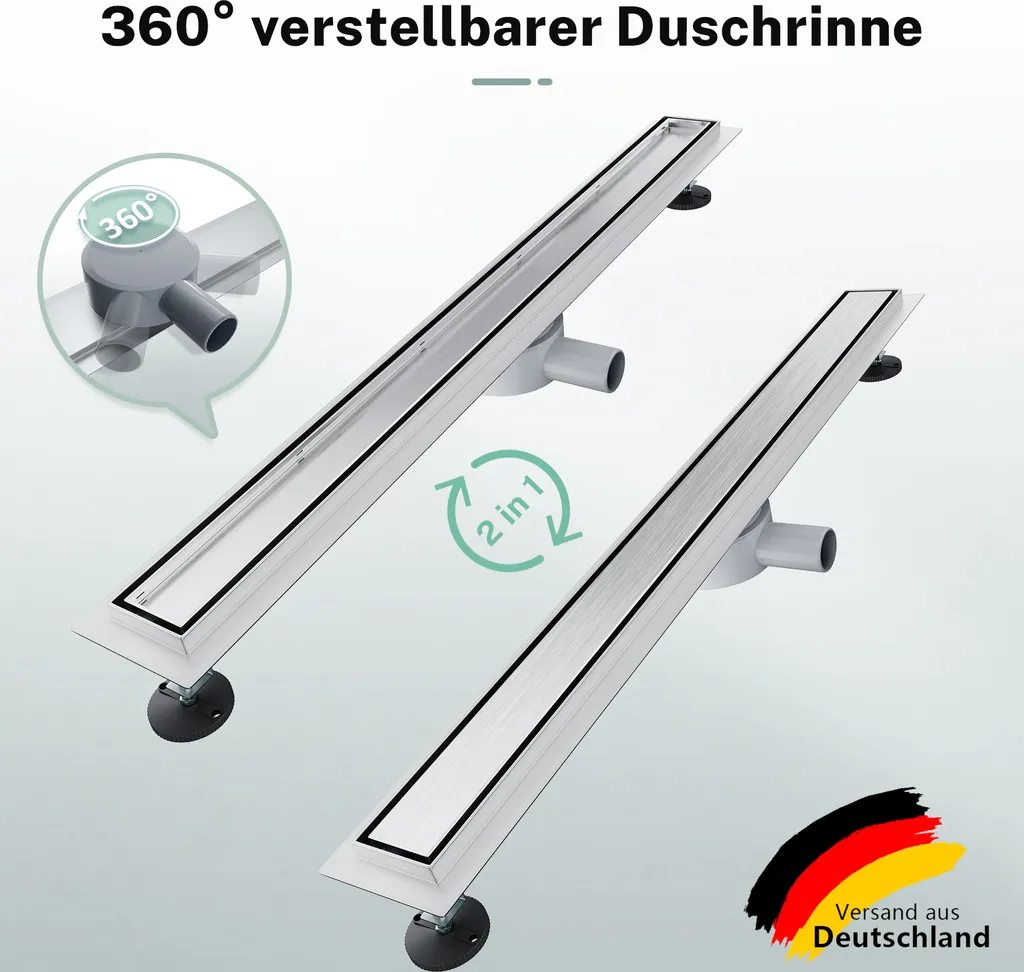 Migliore Canalina Doccia 70 cm: Scarico 360° e Acciaio Inox
