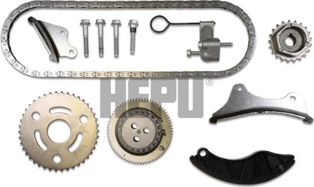Kit de distribution HEPU 21-0607 pour entretien Opel Astra et Zafira