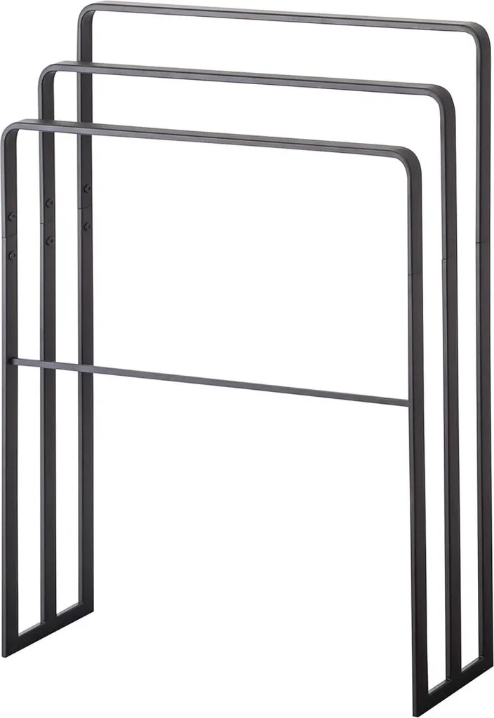 Portasciugamani Hotel Style 4 Barre L70 cm - Eleganza in Acciaio Lucido