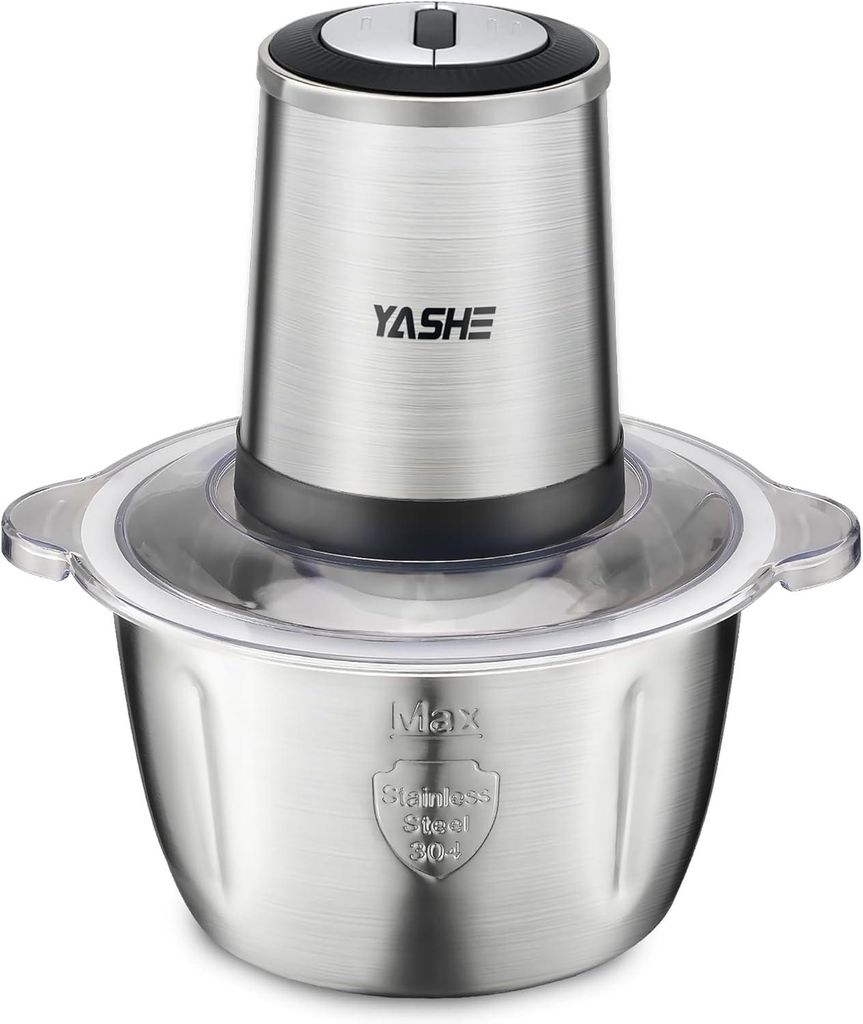 Hachoir Électrique 500W, Robot de Cuisine avec Bol en Acier Image du produit 