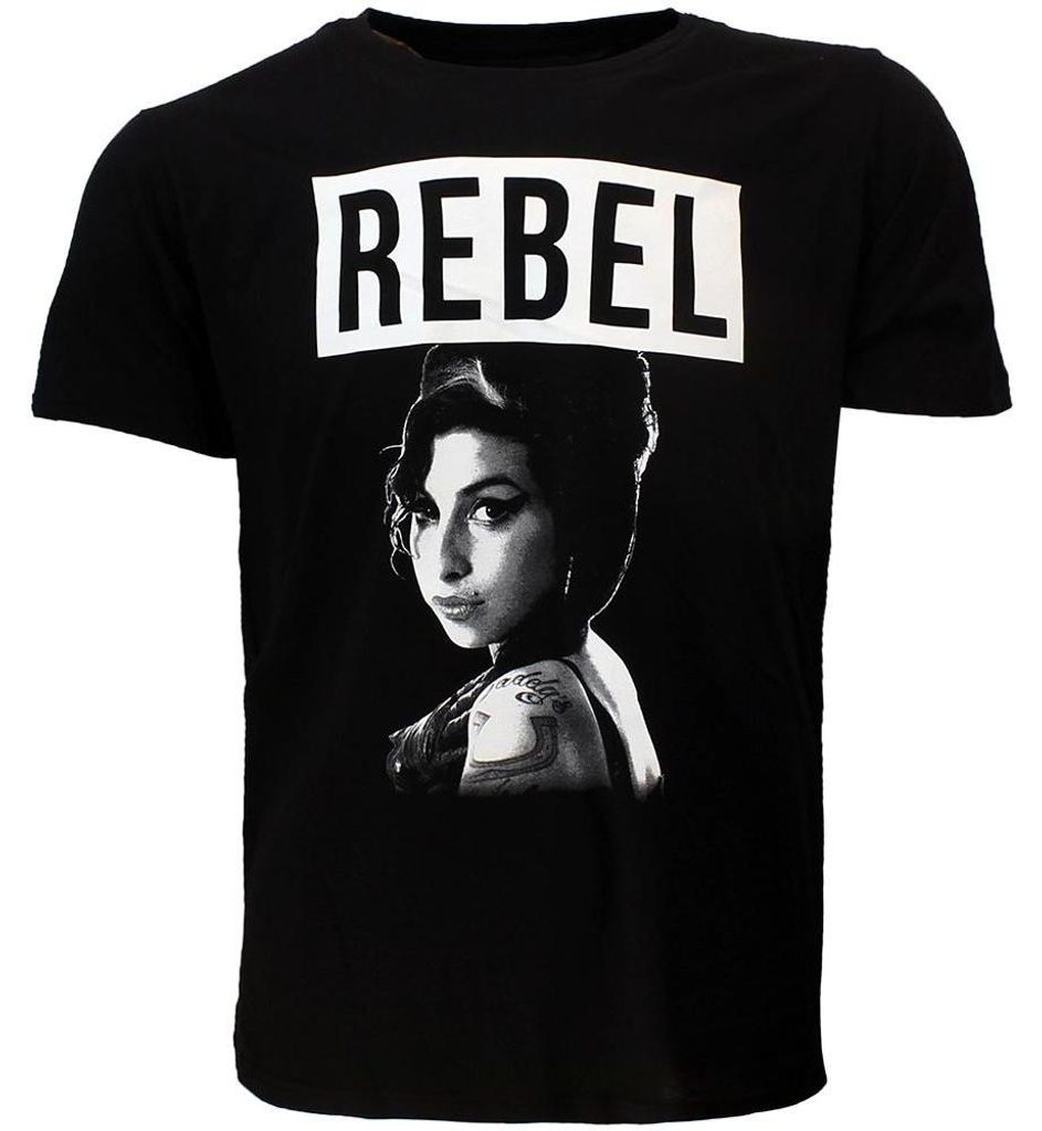 Amy Winehouse Rebel T-Shirt – Offizielles Merchandise - S
