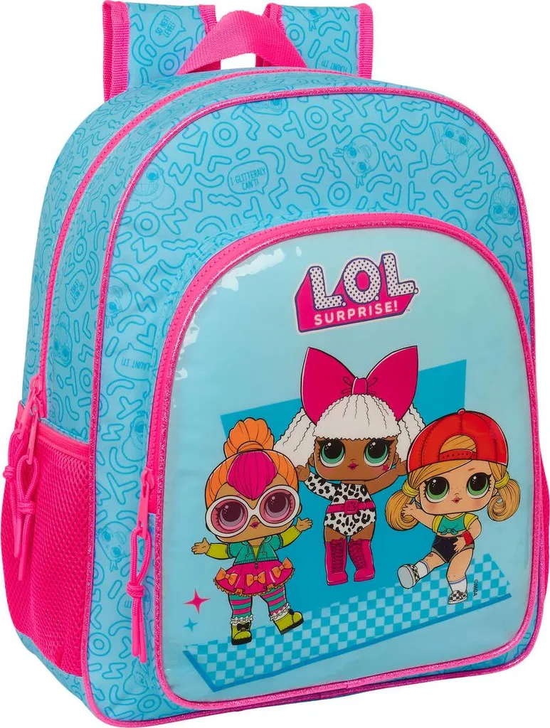 Sac à dos scolaire LOL Surprise! Divas bleu - Cartable fille 32x38x12 cm