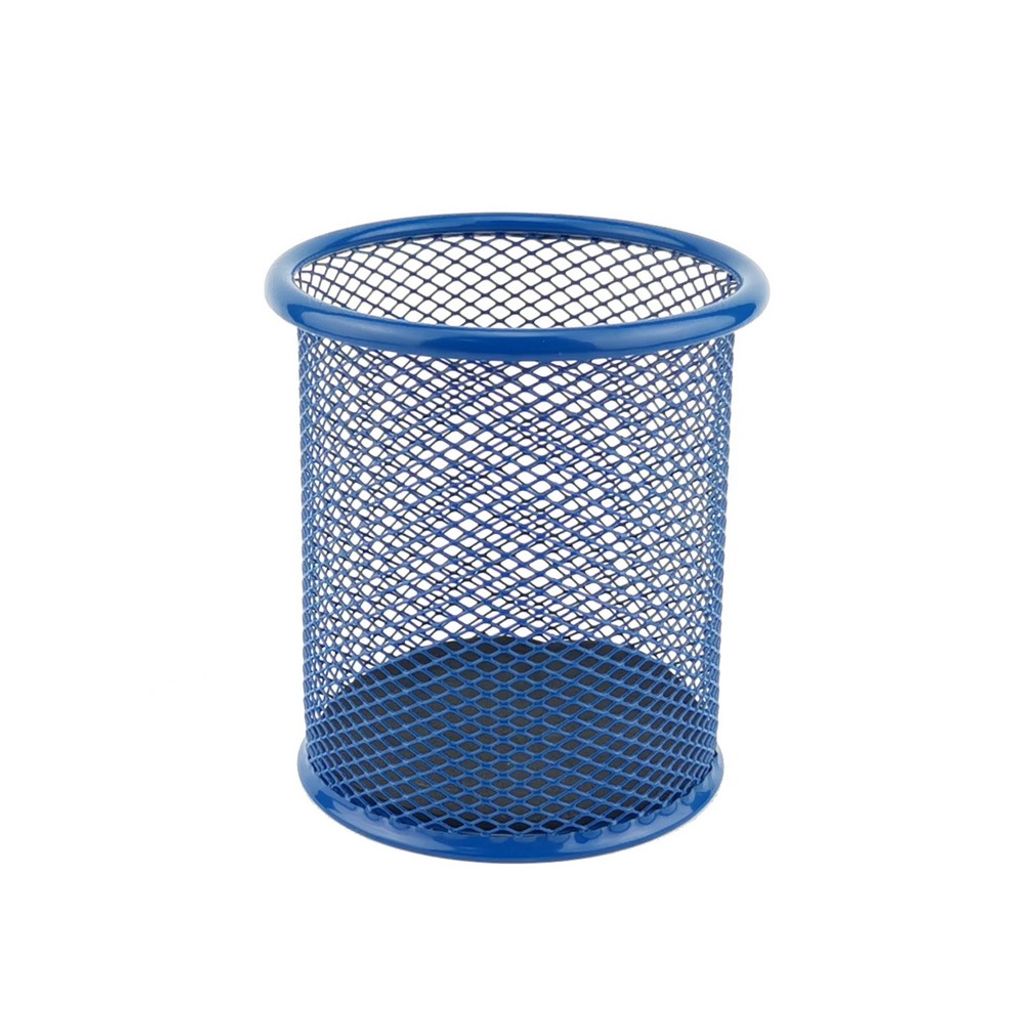 Leviatan Stifthalter aus Metallgeflecht, Marineblau