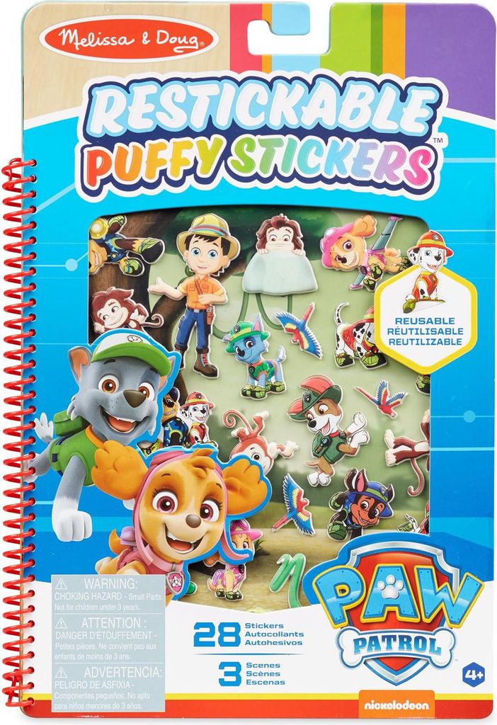 Melissa & Doug | PAW Patrol | Wiederaufklebbare, bauschige Produktbild 