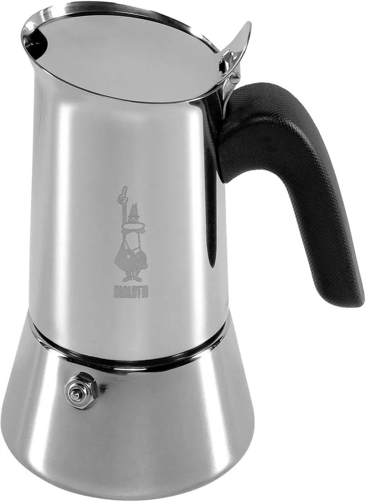 Caffettiera Bialetti Venus 4 Tazze Argento - L'Originale per Induzione