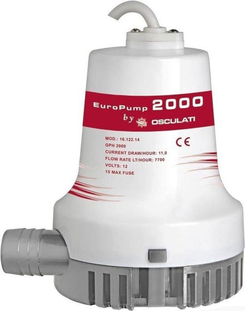 Pompa di sentina sommergibile Europump II 2000 12 V , 1 Immagine del prodotto 