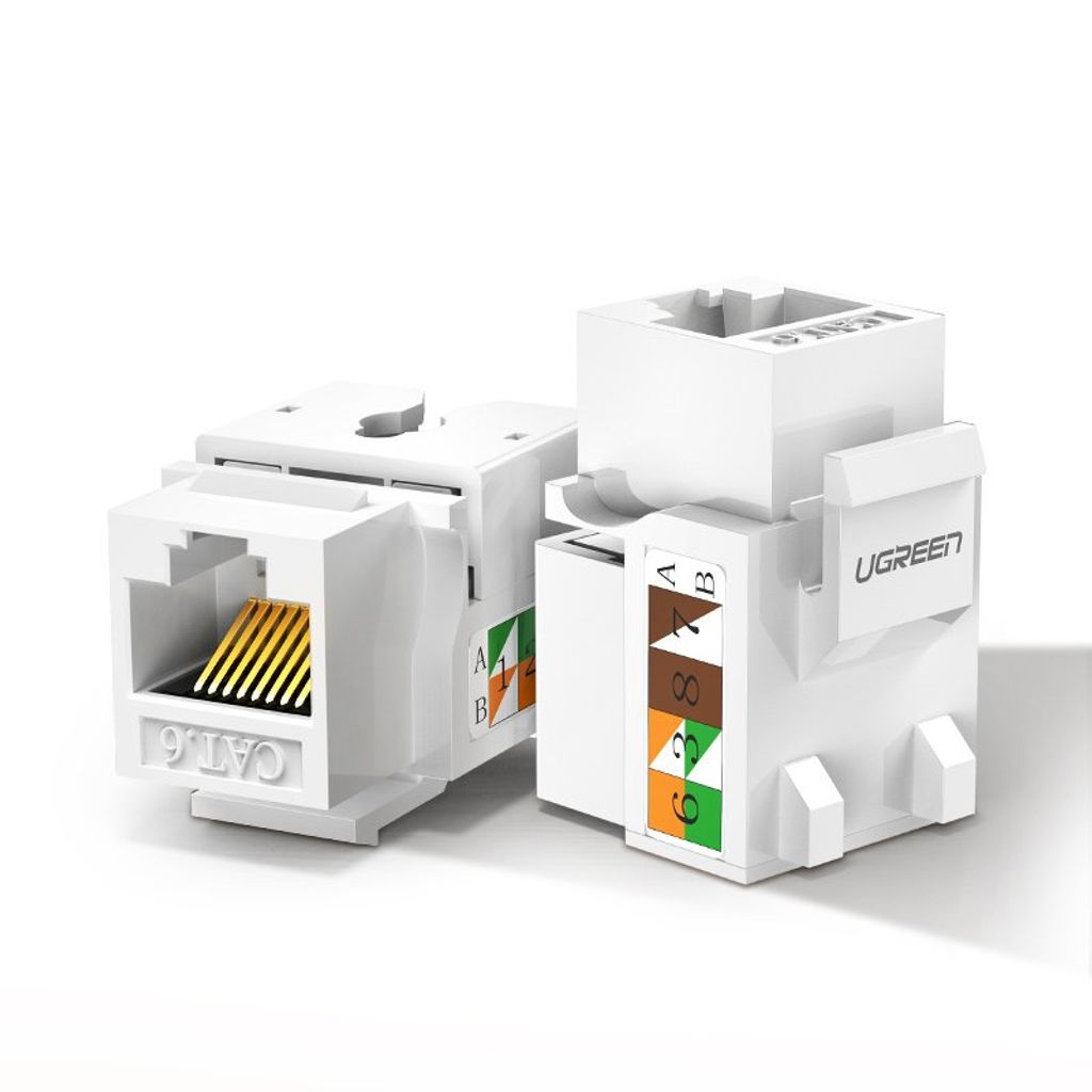 Ugreen Buchse Stecker Ethernet Cat 5e 8P8C RJ45 100 Mbit/s 568A/B
