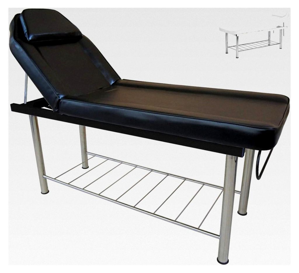 Apollo – Stationäre Kosmetikliege, Spa-Liege, Massageliege und Tattooliege, Ergonomisch und Robust für den professionellen Einsatz