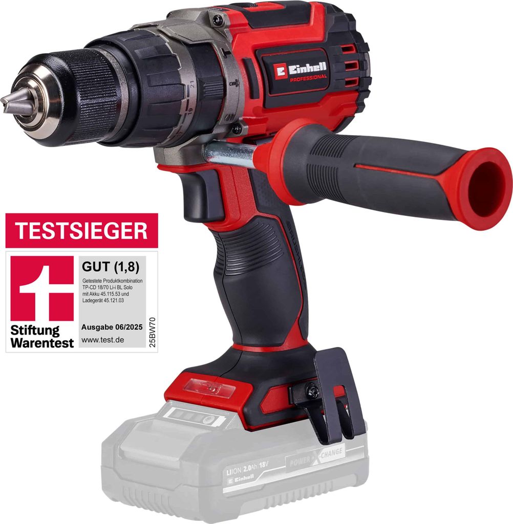 EINHELL PROFESSIONAL Akku-Schlagbohrschrauber TP-CD 18/70 Li-i BL, Solo