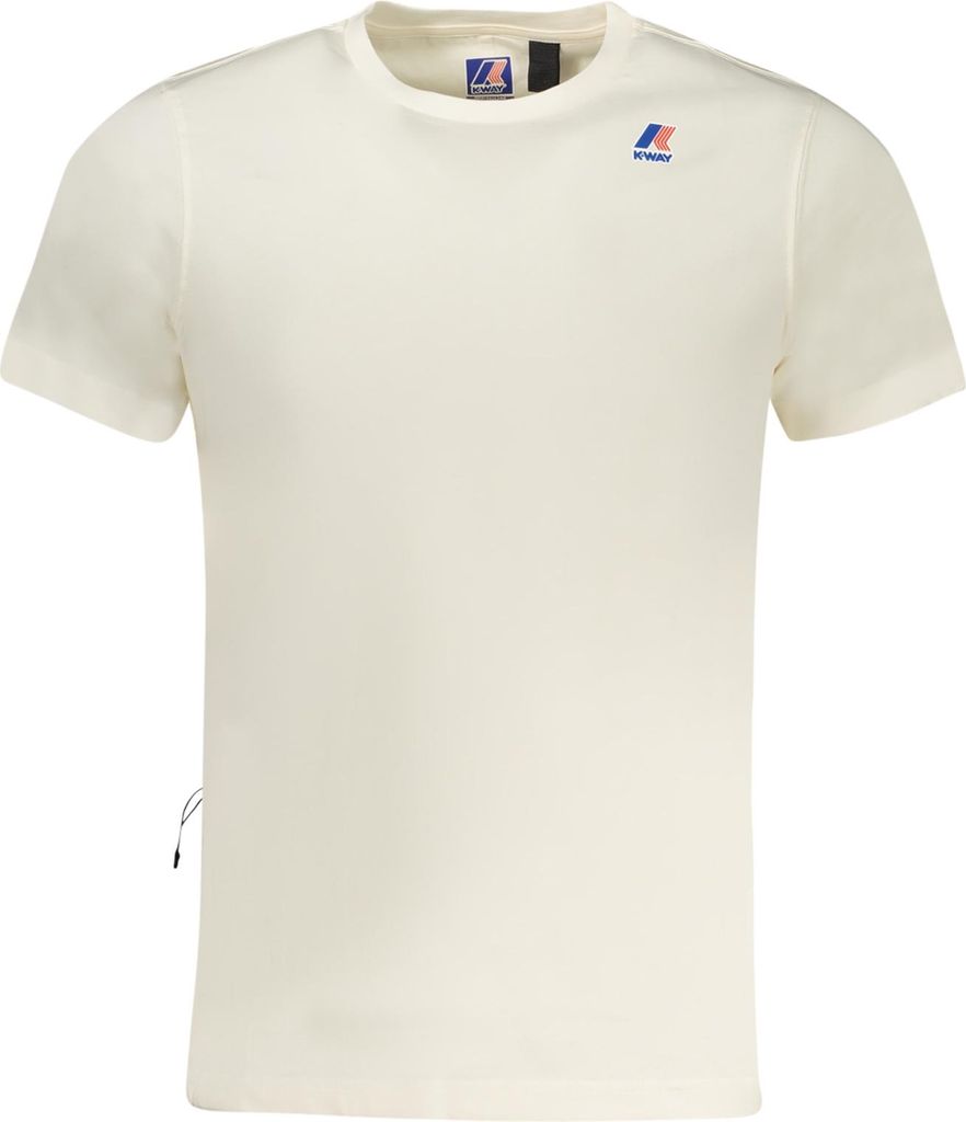 Stilvolles Herren Kurzarm-T-Shirt mit Rundhals & Druck - Weiß