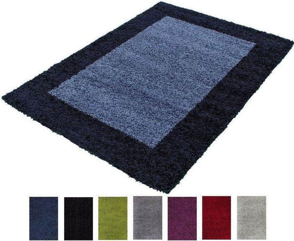 Shaggy Teppich LIFE NAVY 300 X 400cm Rechteck