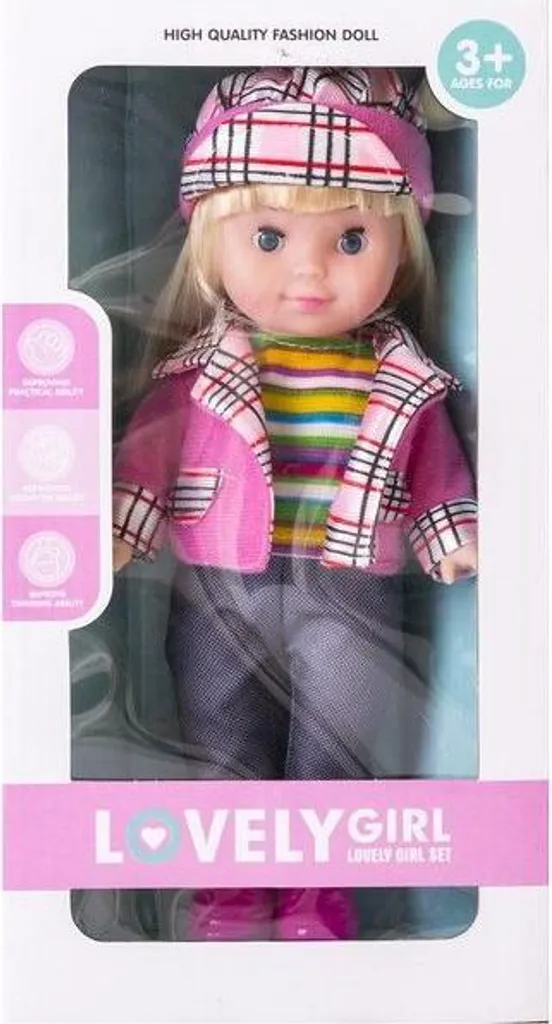Poupée mannequin aux vêtements colorés pour jeu de rôle - 30cm