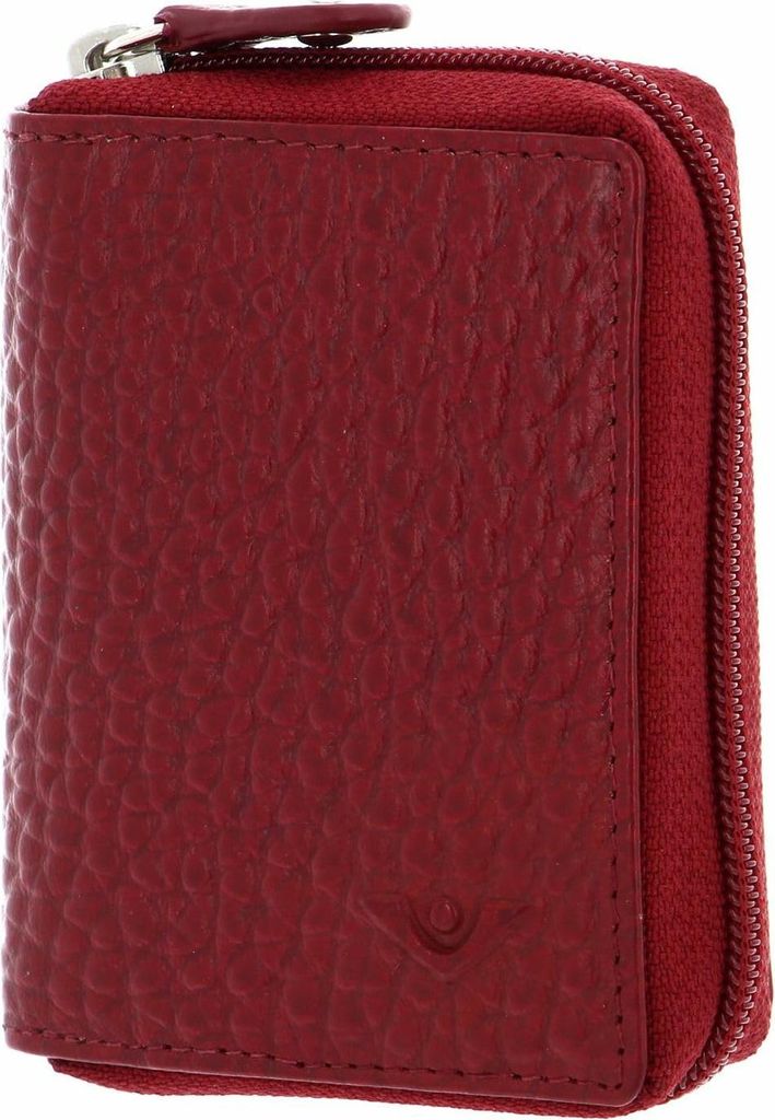 VOi Kartenetui Hirsch Manu Wallet Granat dunkelrot