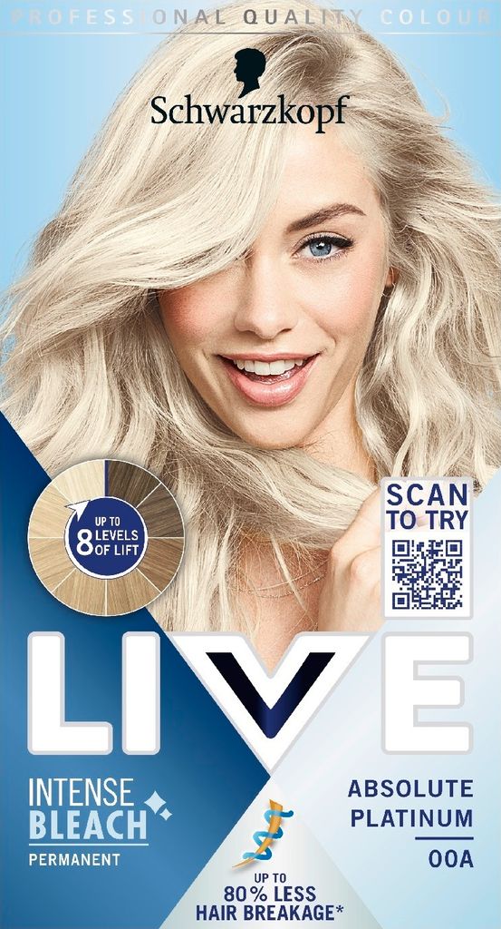 Schwarzkopf Live Intense Bleach - Absolutní Platina - Obrázek produktu 