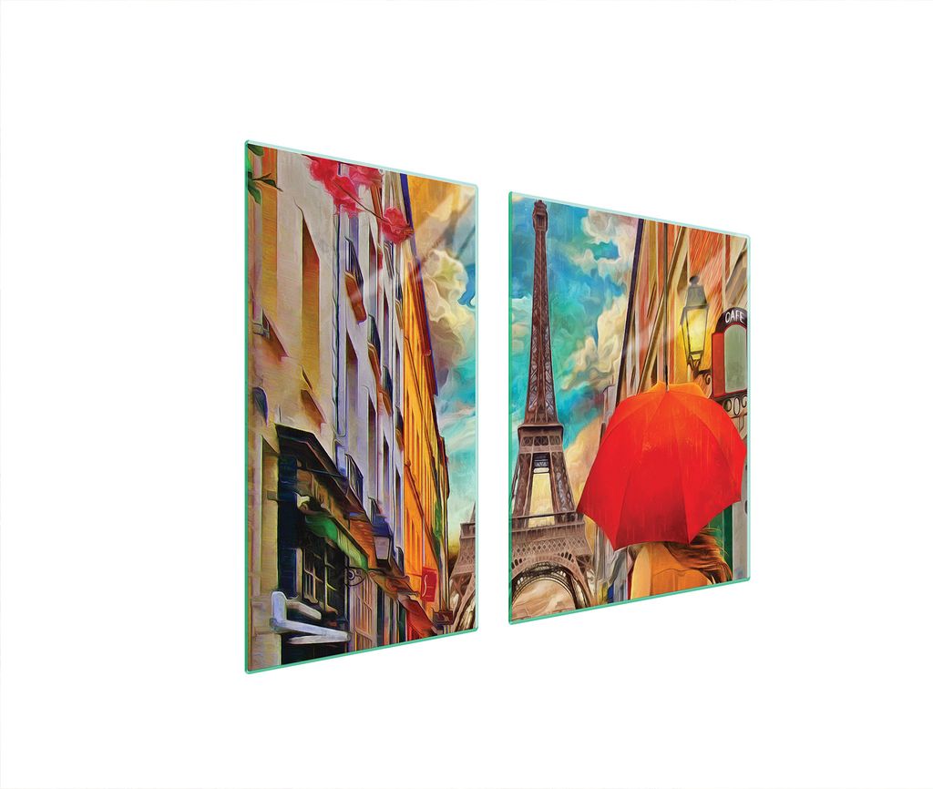 Glasschutzplatte Für Herd 90X52 Paris