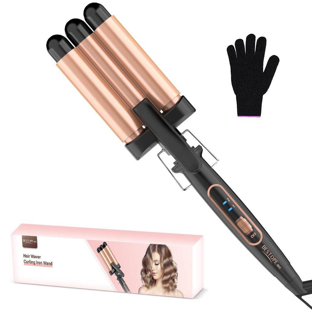 BESTOPE Fer à friser Soin des cheveux MIX 3 fûts 22 mm Image du produit 