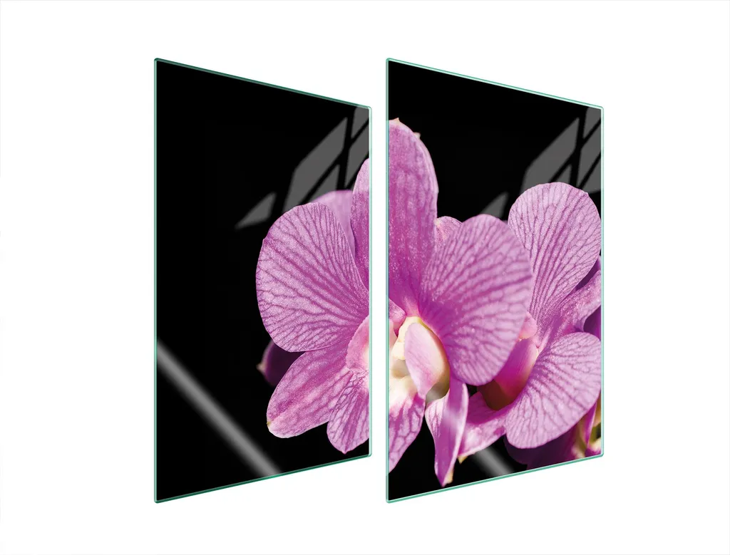 Tagliere in Vetro 35x52 Copri Fornelli Orchidea Viola Protezione Cucina