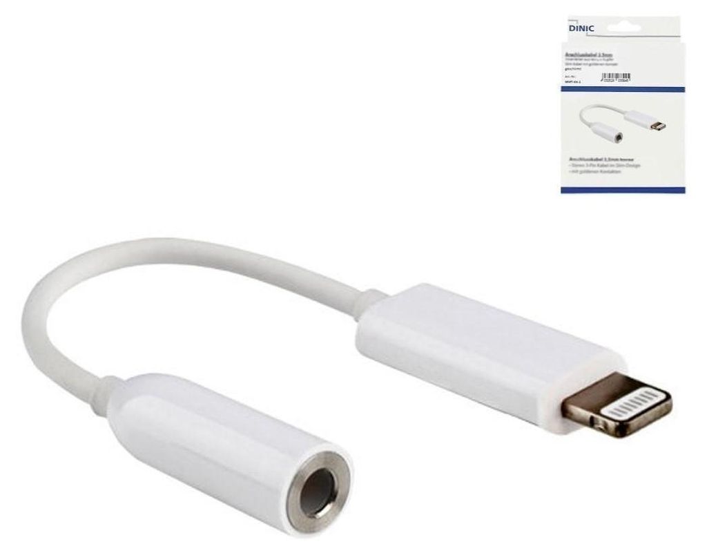 DINIC Lightning auf 3,5mm Klinke Adapter Lightning Adapter Produktbild 