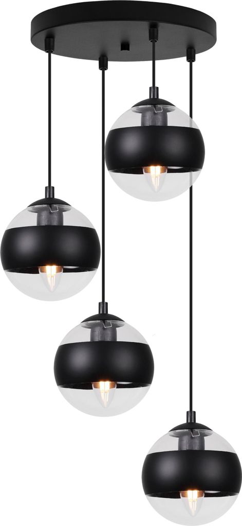 Moderne Deckenlampe mit Kugeln – Elegante Hängelampe Kronleuchter Plafon für Küche, Wohnzimmer und Schlafzimmer