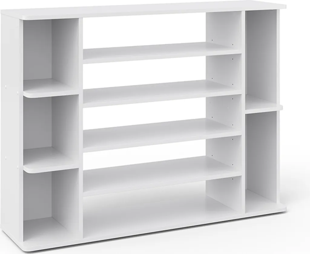 Fini le désordre : Armoire à chaussures Vicco Levin 116cm blanc mat
