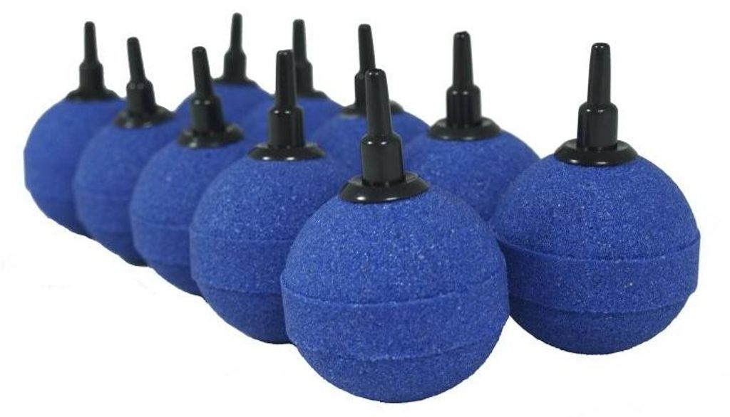 10 X Belüfterstein blau Pondlife Luftausströmer Kugeln Ø Produktbild 