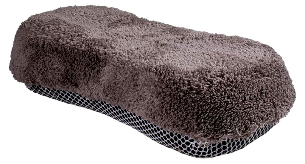 2-in-1 Reinigungs- und Insektenschwamm 2x11x5cm, Grau