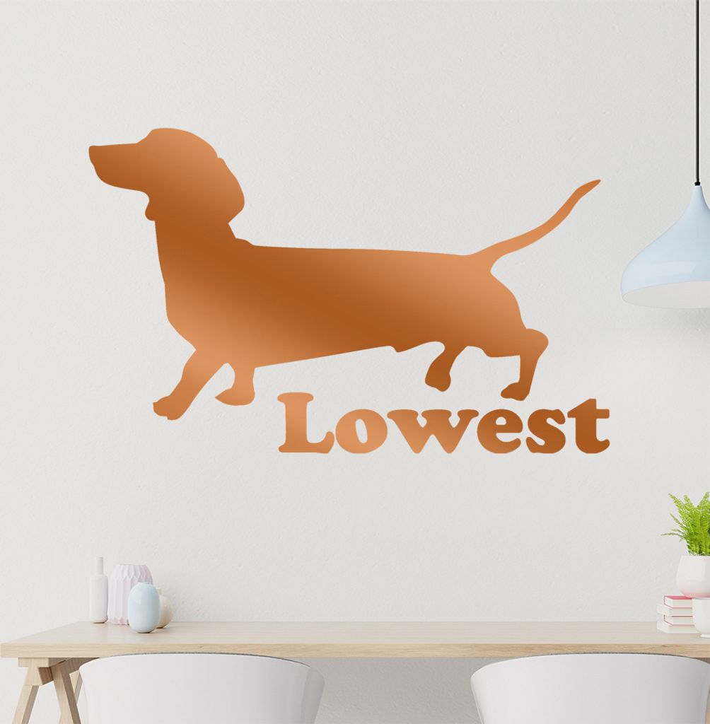 Lowest Wandtattoo in 6 Größen - Wandaufkleber Wall Sticker - Dekoration, Küche, Wohnzimmer, Schlafzimmer, Badezimmer