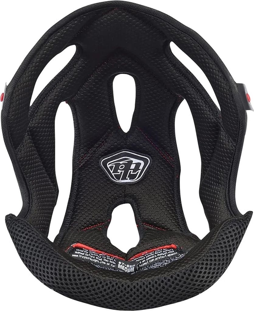 Troy Lee Designs SE4 Comfort Liner Helmpolster, black, youth M (17mm)