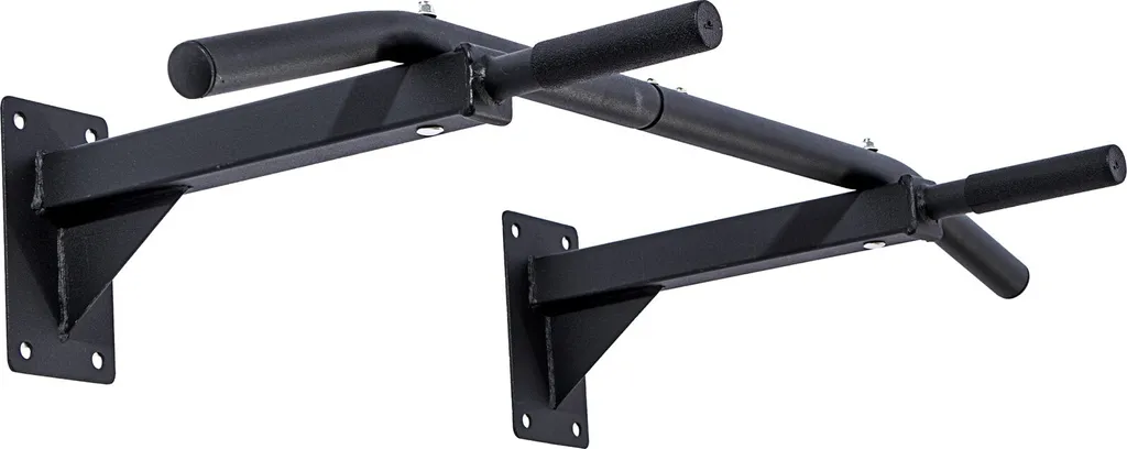 Barre de traction Pure2Improve Medium Noir avec poignées rembourrées
