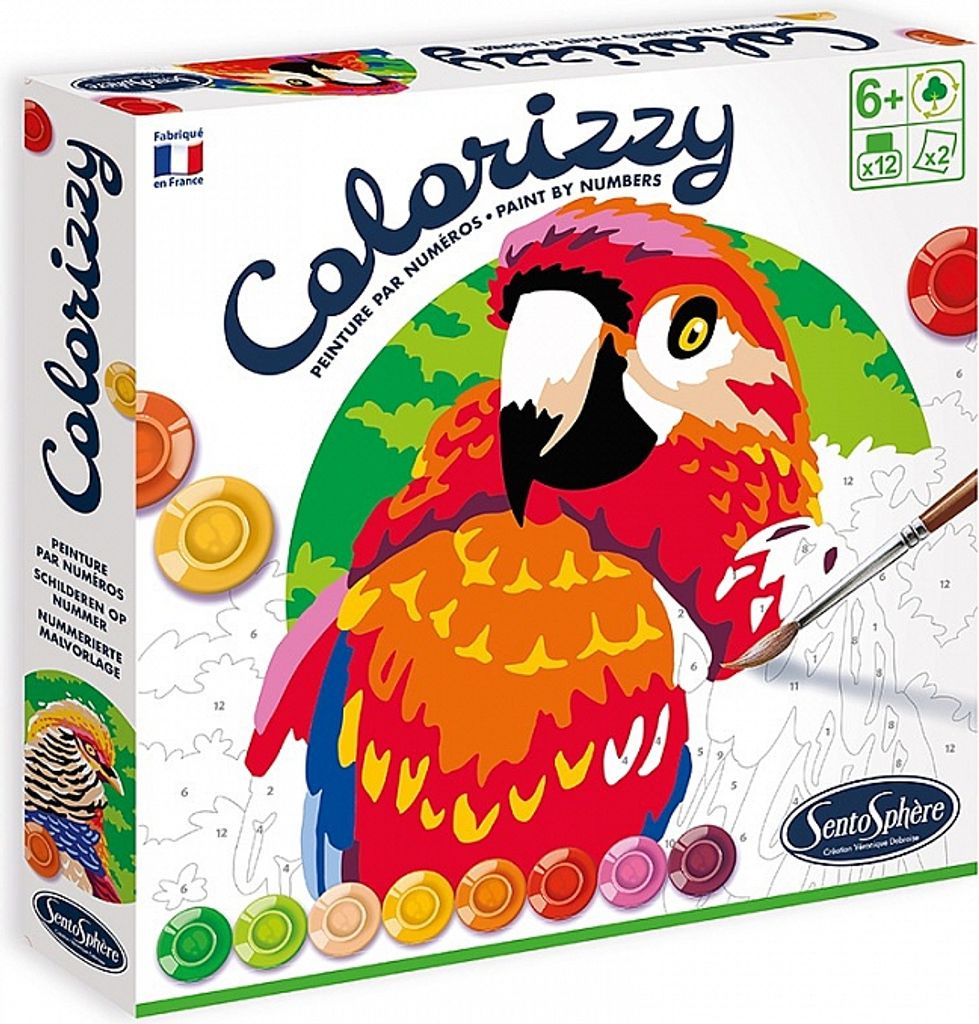 Colorizzy Malen nach Zahlen - Papagei Produktbild 