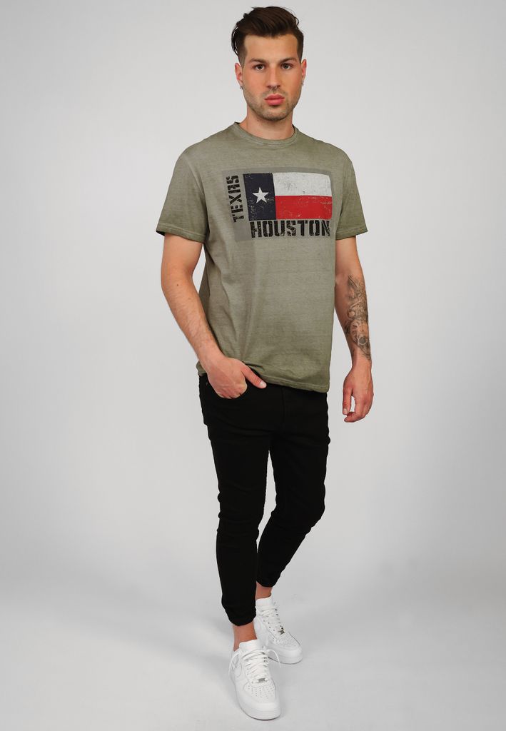 Top Gun T-Shirt TG20212103 Herren oliv M