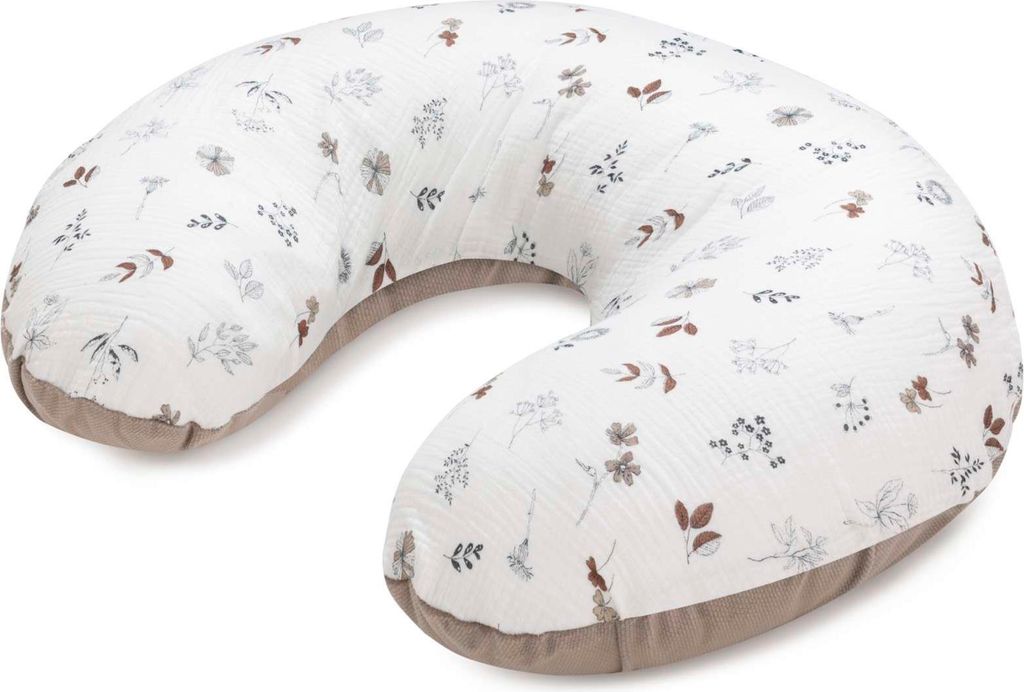 Simply Nature Musselin & Latte Velvet Stillkissen mit Produktbild 