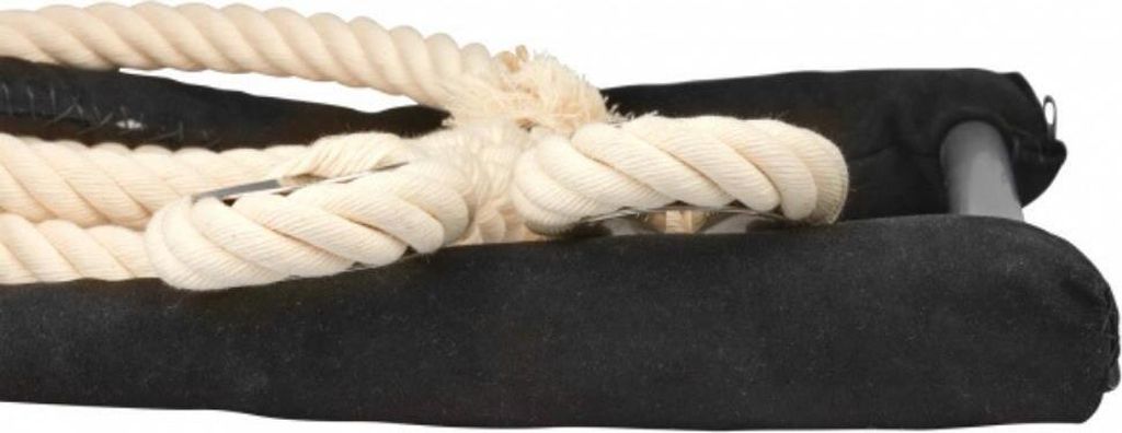 Single-Trapez 60 cm (bis 1,84 m Körpergröße) 2 m pink Baumwolle - weiß 24mm