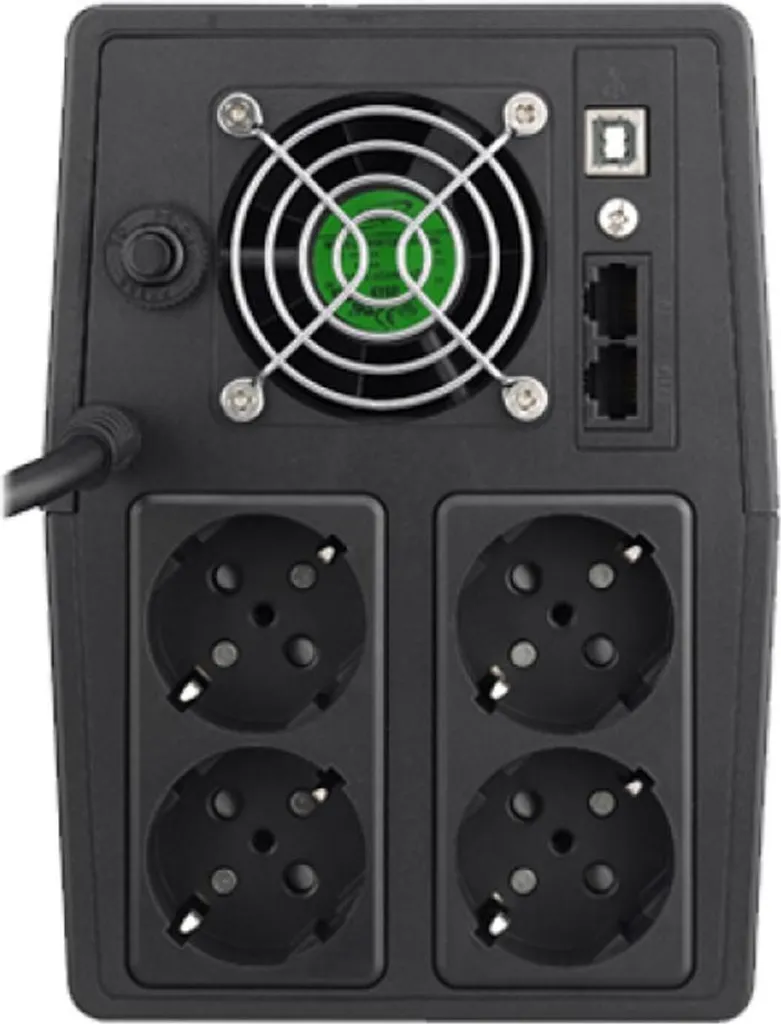 Onduleur monophasé Phasak Basic 600VA 360W compact et noir - 2