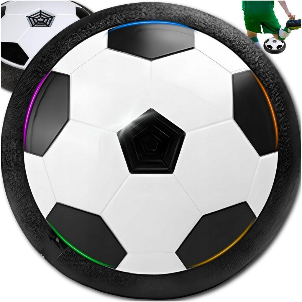 Hoverball LED, futbal na vzduchu s LED efektmi, XXL, Obrázok produktu 
