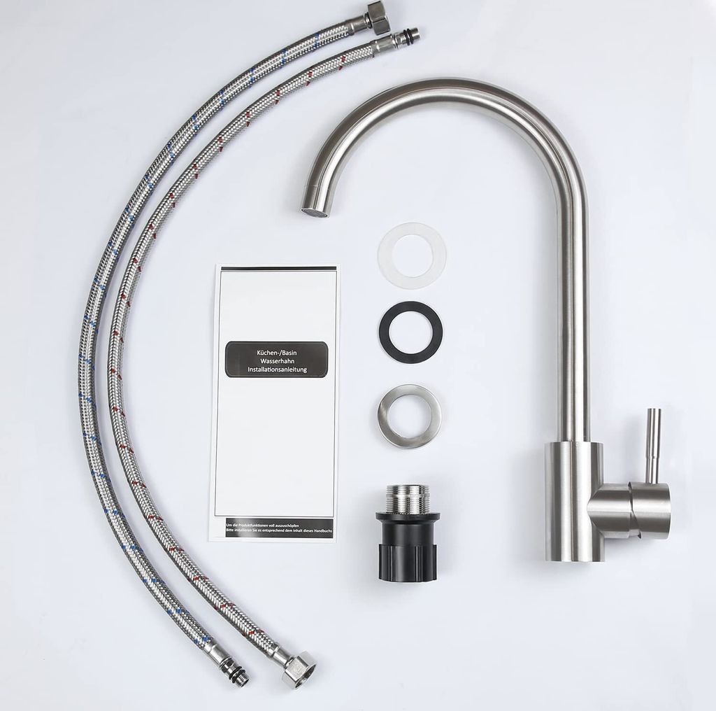 ZMH Wasserhahn Küche Hochdruck Küchenarmatur Armatur Produktbild 7
