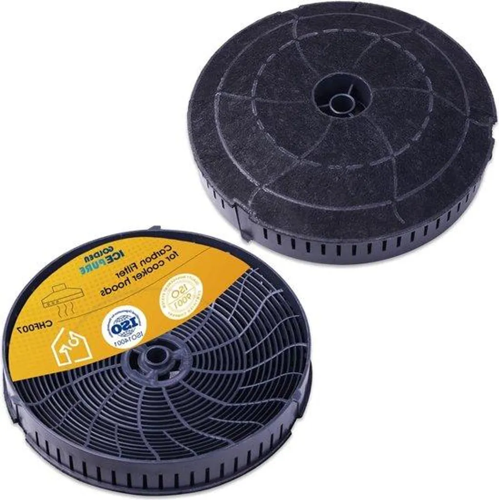 Filtre hotte 8 pouces pour recyclage d'air Bauknecht et Whirlpool