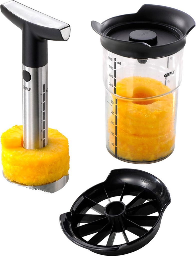 Ananasschneider PROFESSIONAL PLUS, inkl. Stückchenschneider Produktbild 