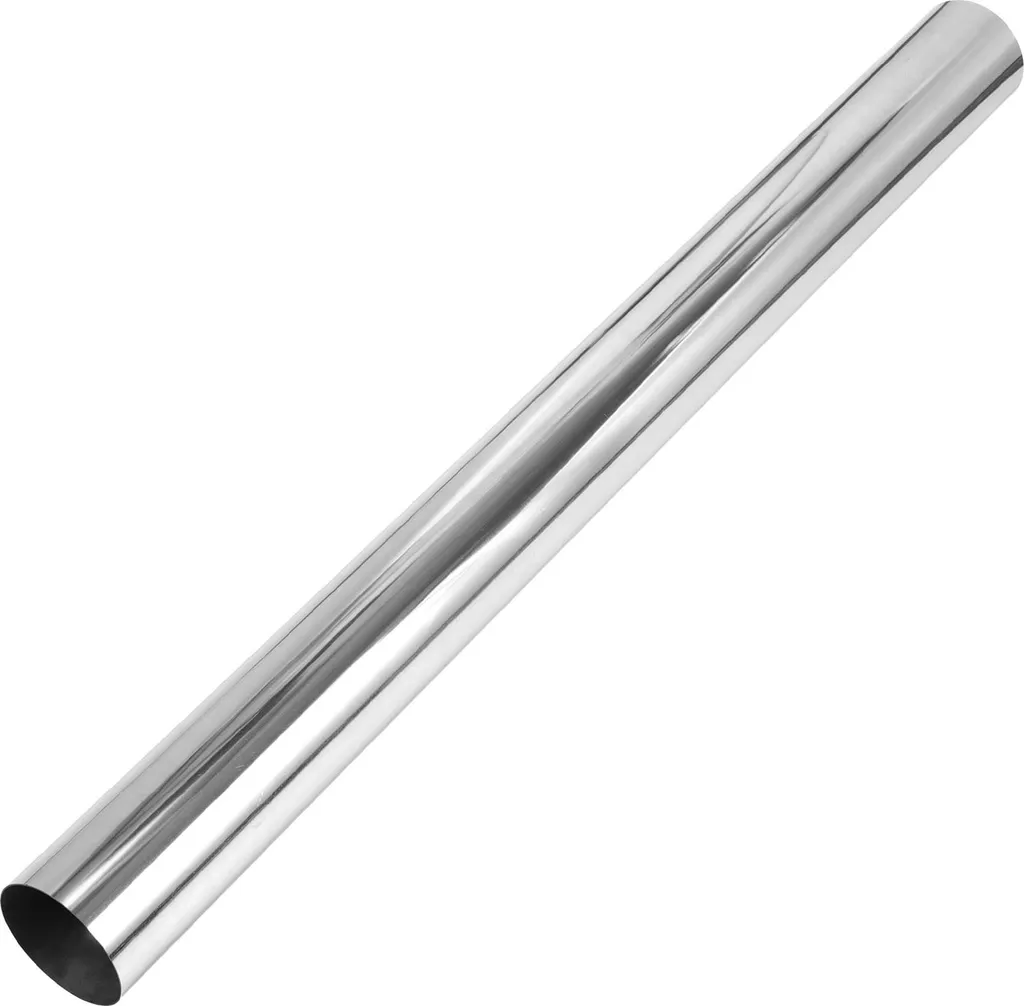 Tube Échappement Droit 80mm en Acier Inox T304 - Tuyau de 889mm de Long