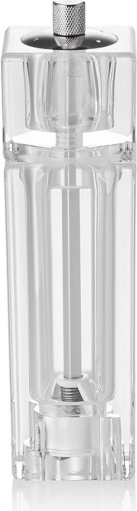8x Salz- und Pfeffermühlen Set Acryl, 15 cm Classic Mill 2 in 1 Funktion