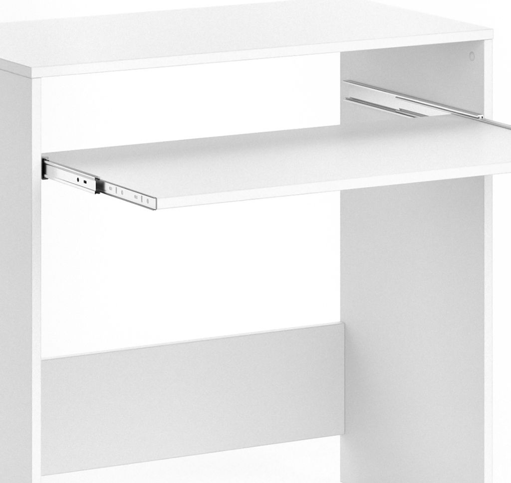 Vicco Schreibtisch Nils, 79 x 43 cm, Weiß Produktbild 6