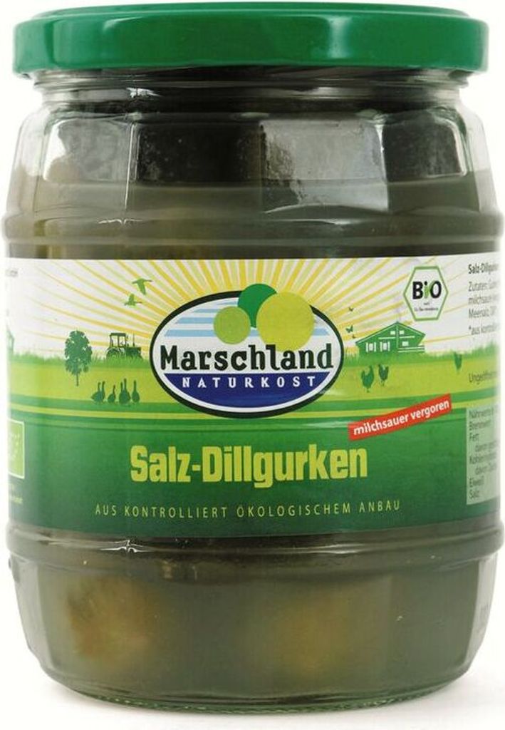 Salz-Dillgurken - milchsauer vergoren 580ml