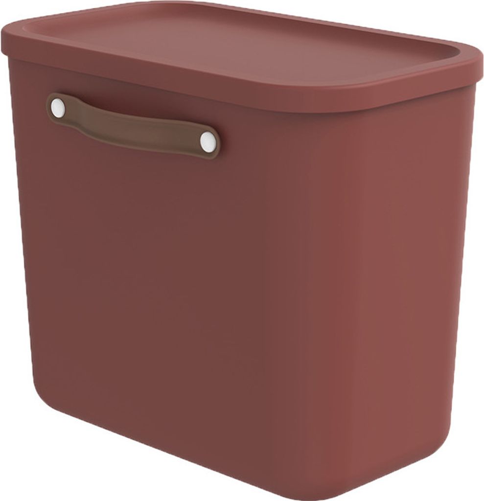 Rotho Aufbewahrungsbox 25L Maloja - Kunststoffbox 40 x 23,5 x 34 cm - Box mit Deckel - Stapelbox sicher verschließbar - Plastikbox