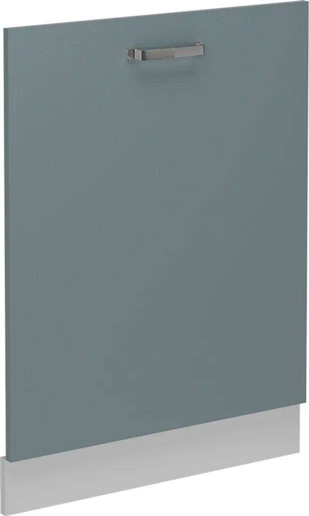 Façade intégrable 60cm Vicco R-Line bleu-gris mat pour lave-vaisselle