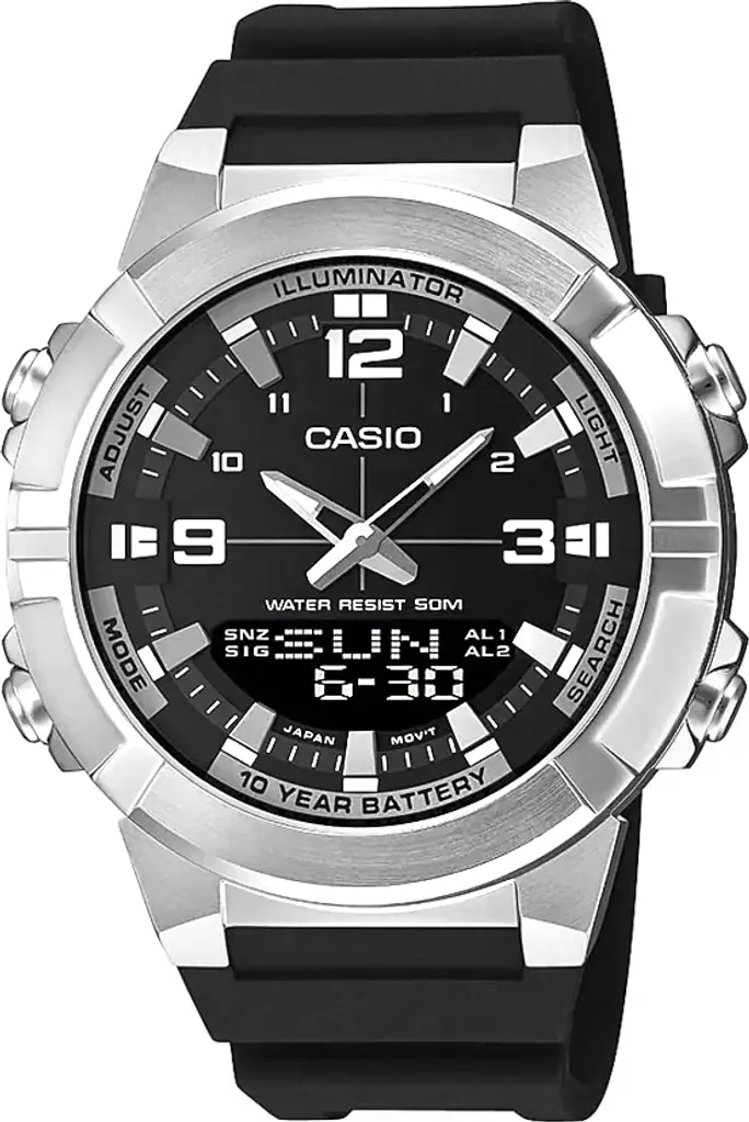 OFFERTA Casio AMW-870-1AVDF Uomo - Acciaio e 10 Anni Batteria - Nuovo