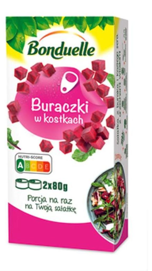 Bonduelle Buraki w kostkach 2 x 80 g Zdjęcie produktu 