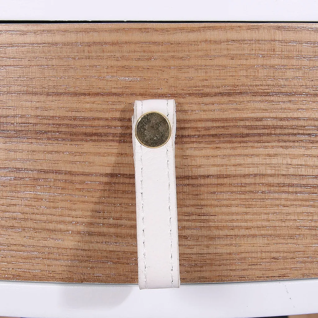 Table de Chevet Nora Blanche : Solution Gain de Place pour Petit Espace - 4