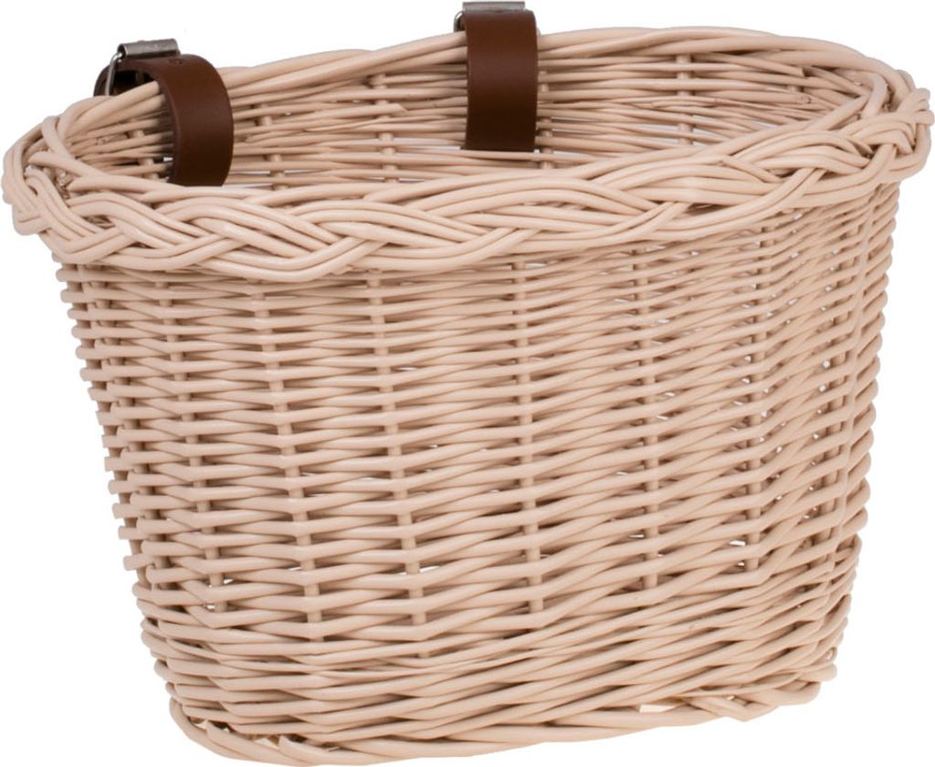 Fahrradkorb für Kinder beige 27x22 H17 cm Produktbild 