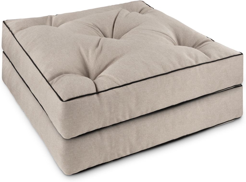Stuhlkissen 2er Set 50x50 cm 10 cm dick wasserabweisend mit Produktbild 